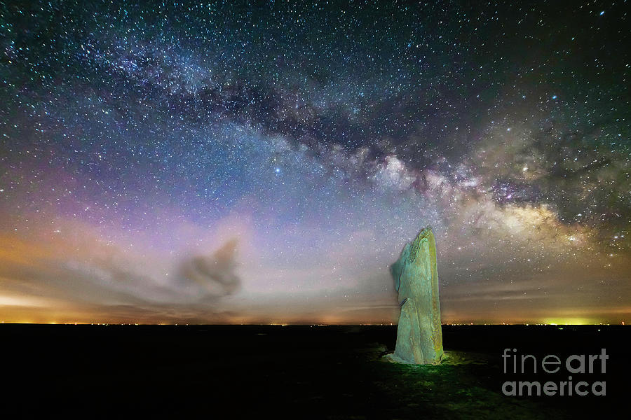 Spring Milky Way at Teter Rock Photograph by Jean Hutchison