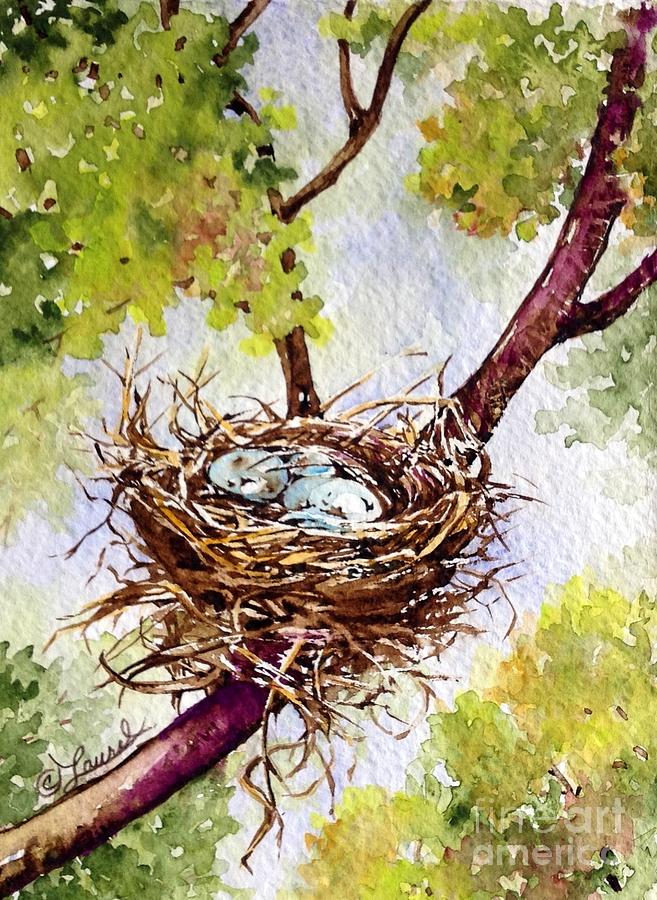 Egg Painting - Spring miracles by Laurel Adams