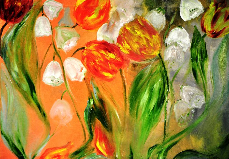 Flower Painting - Spring Mood by Evelina Popilian