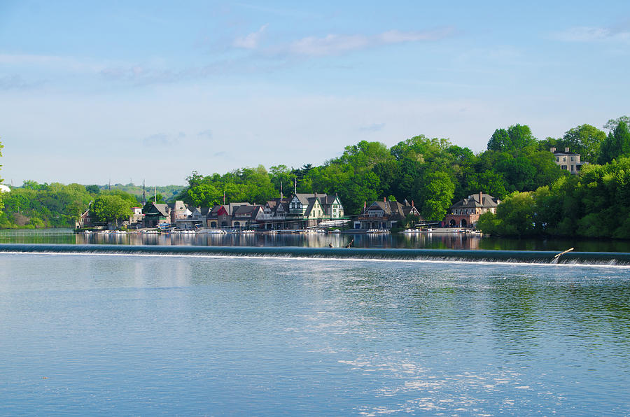 Spring Morning Along Boathouse Row - Philadelphia Photograph by Bill Cannon