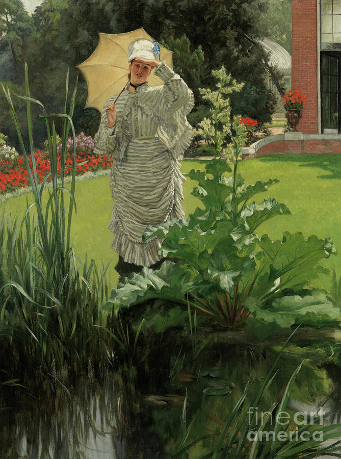 Spring Morning circa 1875 Painting by James Jacques Joseph Tissot