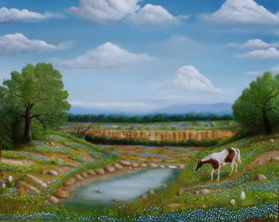 Spring morning Painting by Gene Gregory