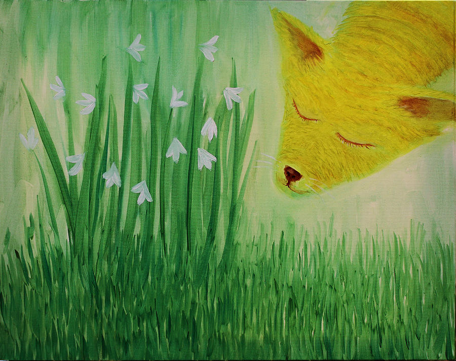 Spring Morning Painting by Tone Aanderaa