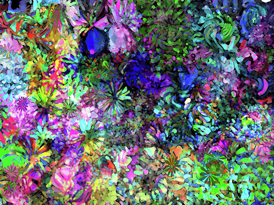 Abstract Digital Art - Spring Morning by Tori Pollock