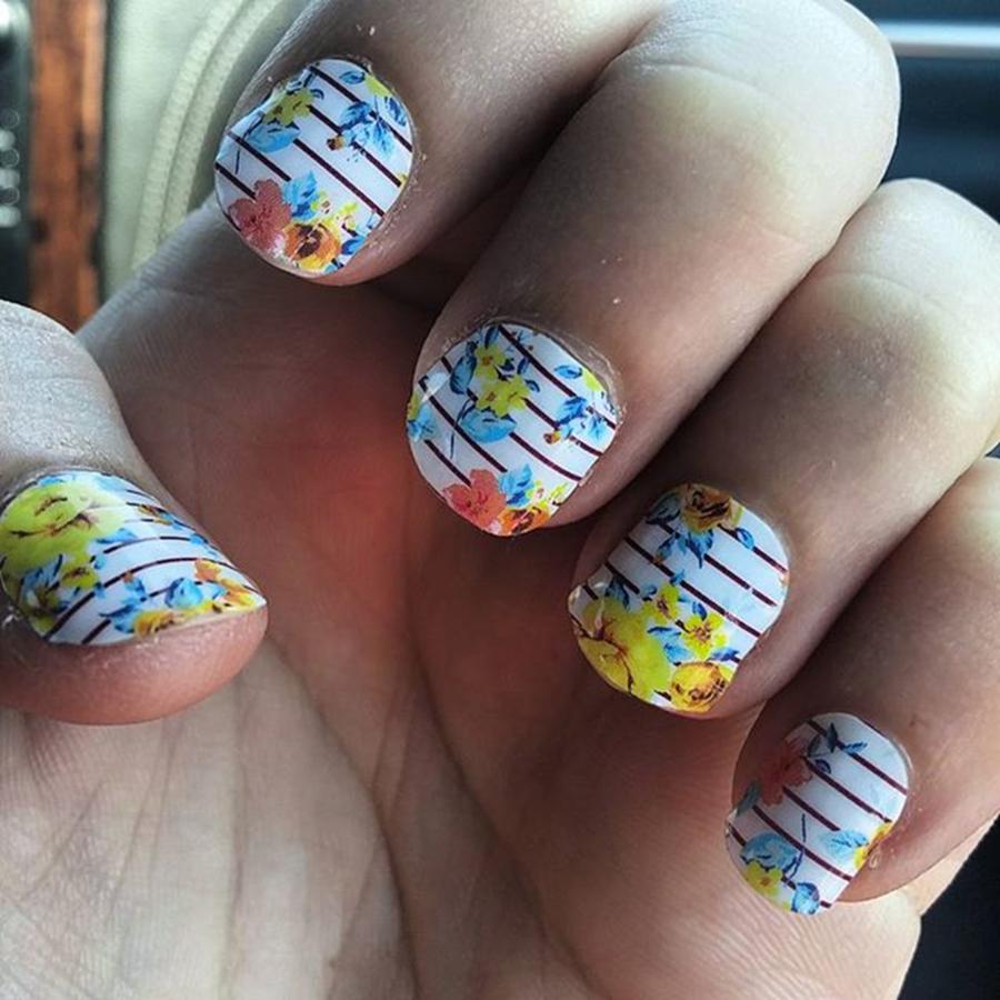 Jamberry Photograph - Spring Nails!! #jamberry by Shana Hirn
