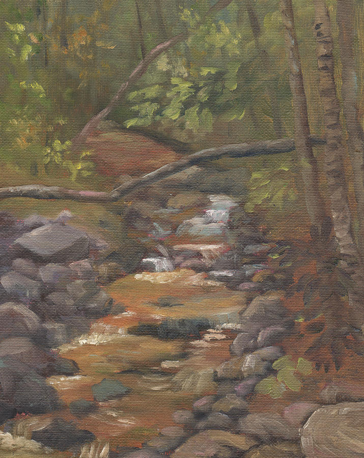 Spring on the Gale River Painting by Sharon E Allen