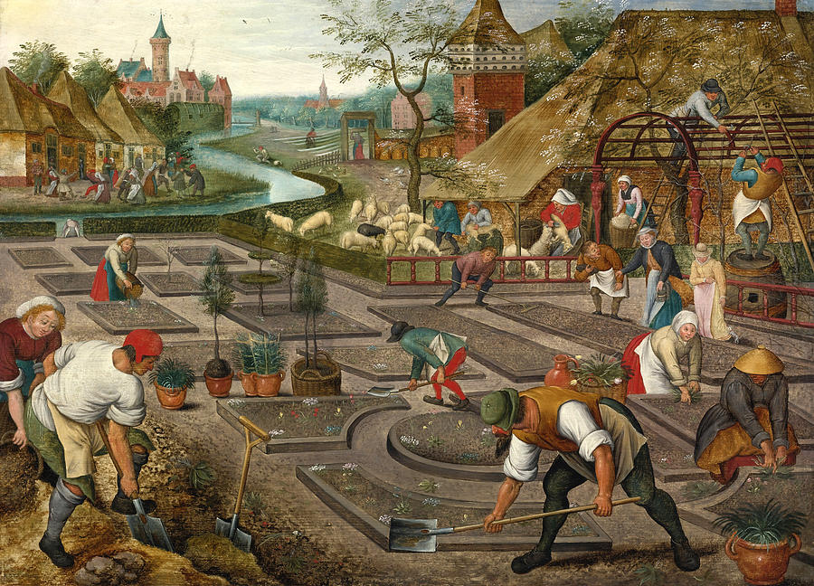 Spring Painting by Pieter Brueghel the Younger