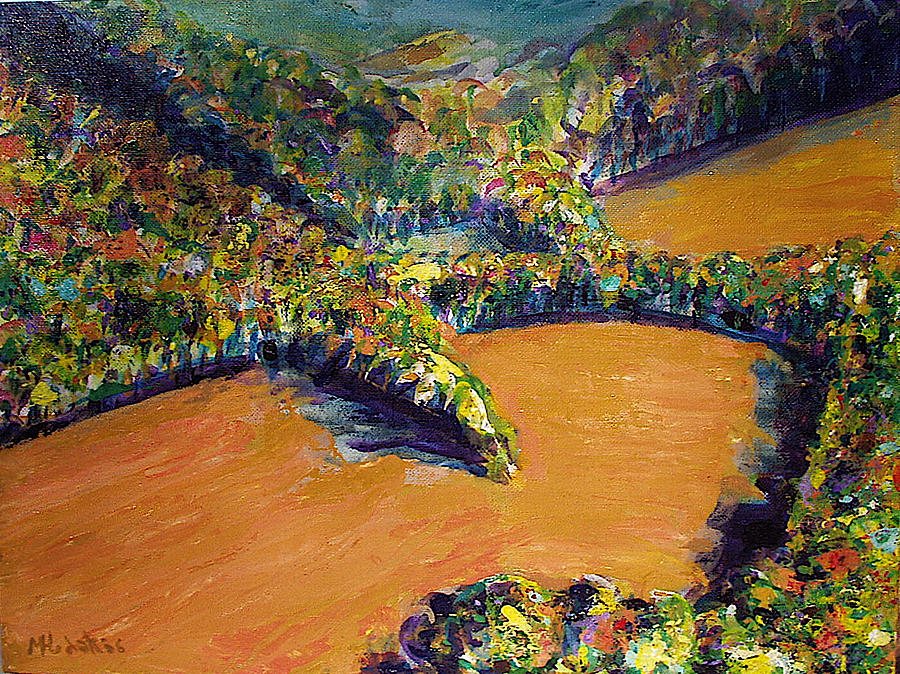 Landscape Painting - Spring Plow by Michael Hudak Landscape Painting - Spring Plow by Michael Hudak