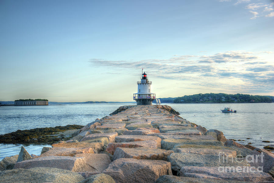 Spring Point Ledge Light Photograph by Jean Hutchison