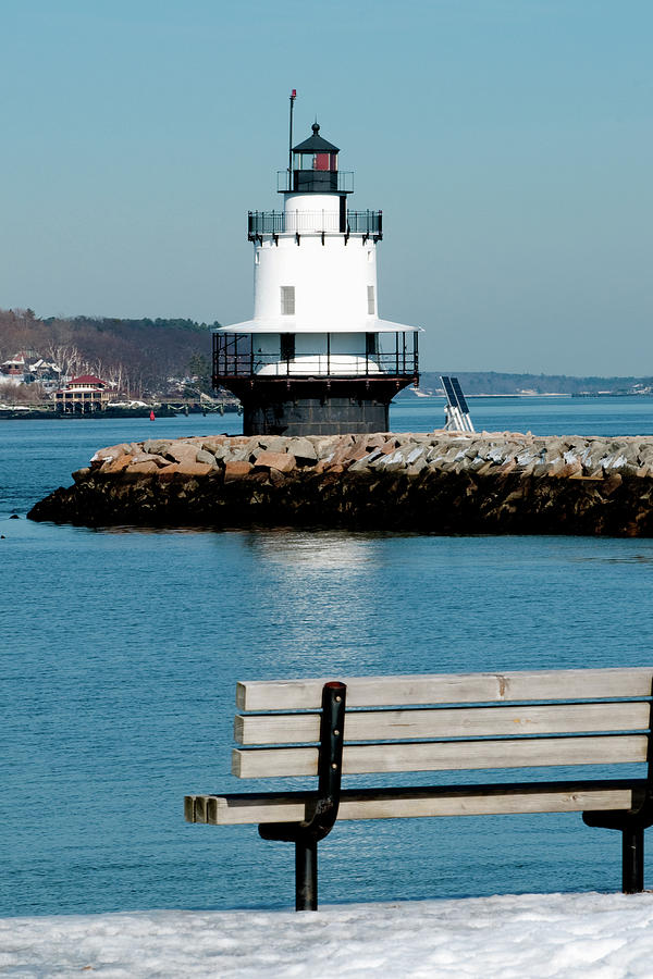 Spring Point Ledge Lighthouse Photograph by Greg Fortier
