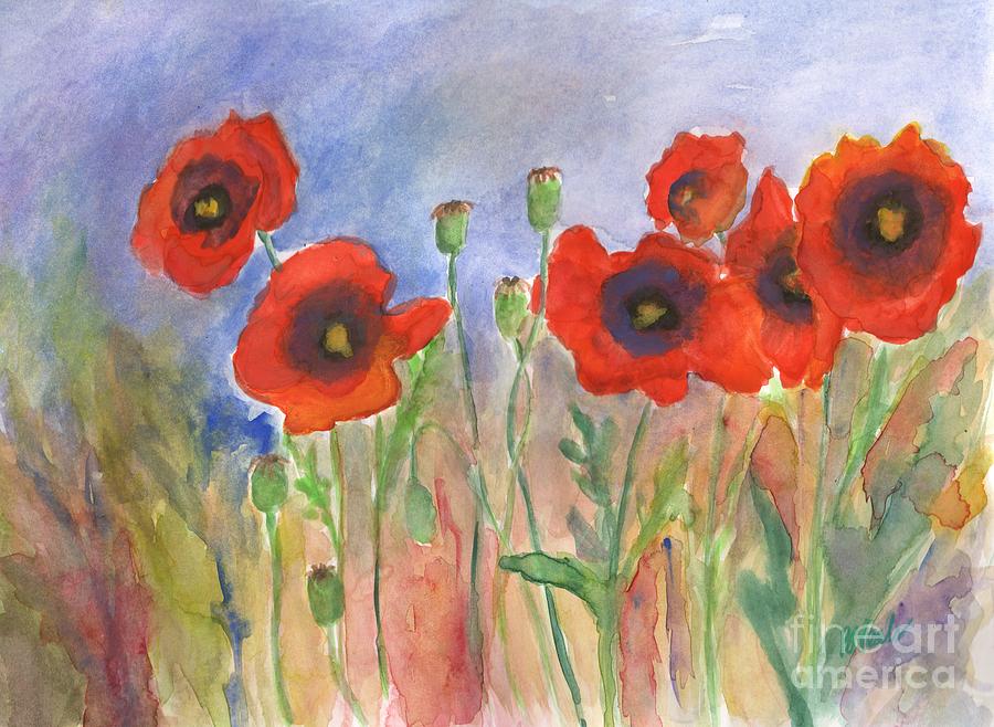 Spring Pops Painting by Bev Veals