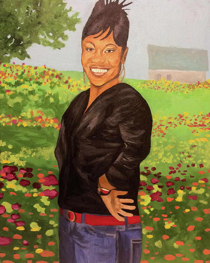 Spring Queen Painting by Angelo Thomas