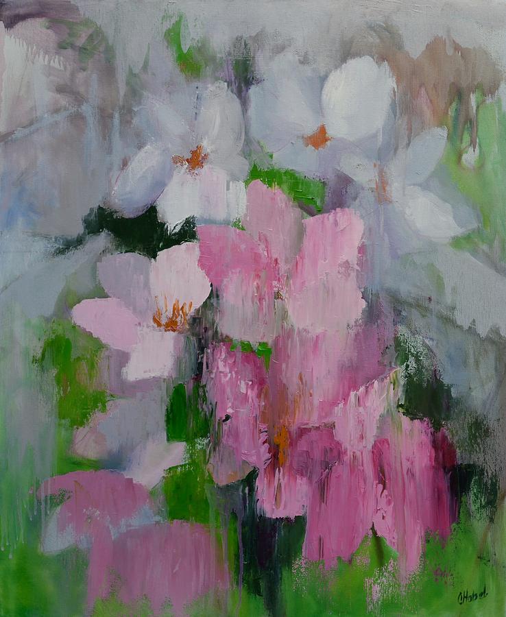 Spring Rain Oil Painting Painting by Chris Hobel
