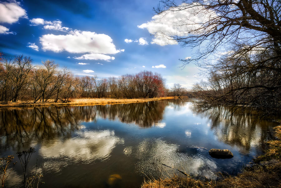 Spring Reflection - Wisconsin Landscape Photograph by Jennifer Rondinelli Reilly - Fine Art Photography