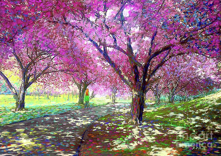 https://images.fineartamerica.com/images/artworkimages/mediumlarge/1/spring-rhapsody-happiness-and-cherry-blossom-trees-jane-small.jpg