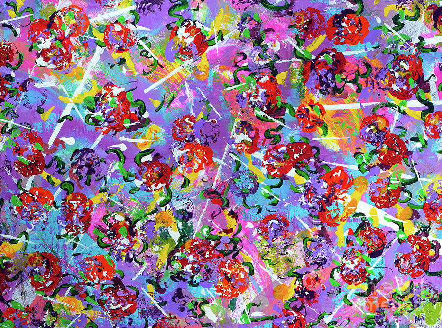 Spring Riot Painting by Alys Caviness-Gober