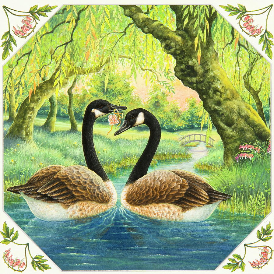 Spring Romance Painting by Lynn Bywaters