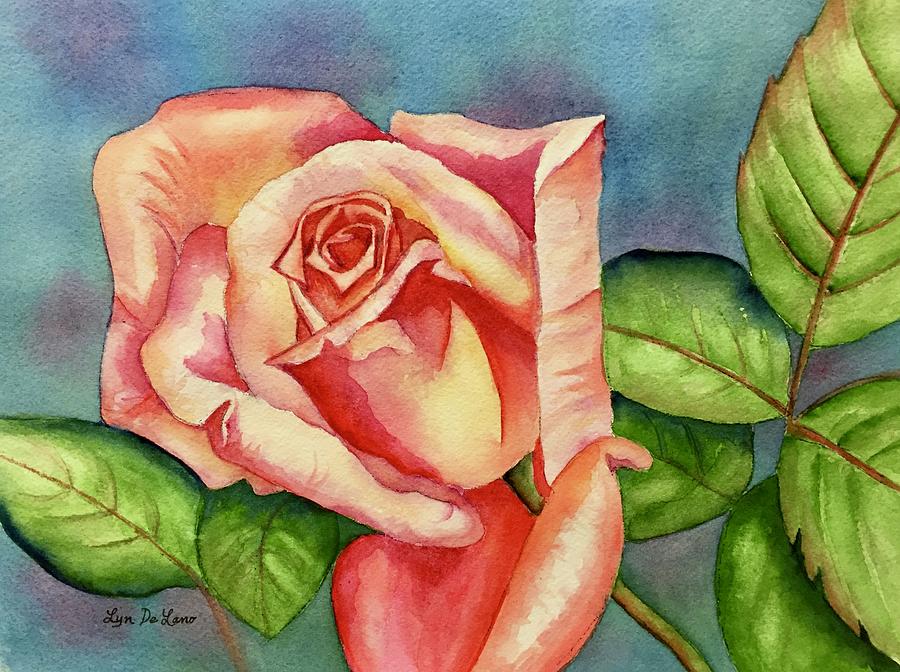 Spring Rose Painting by Lyn DeLano