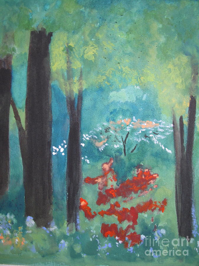 Spring Painting by Sandy McIntire