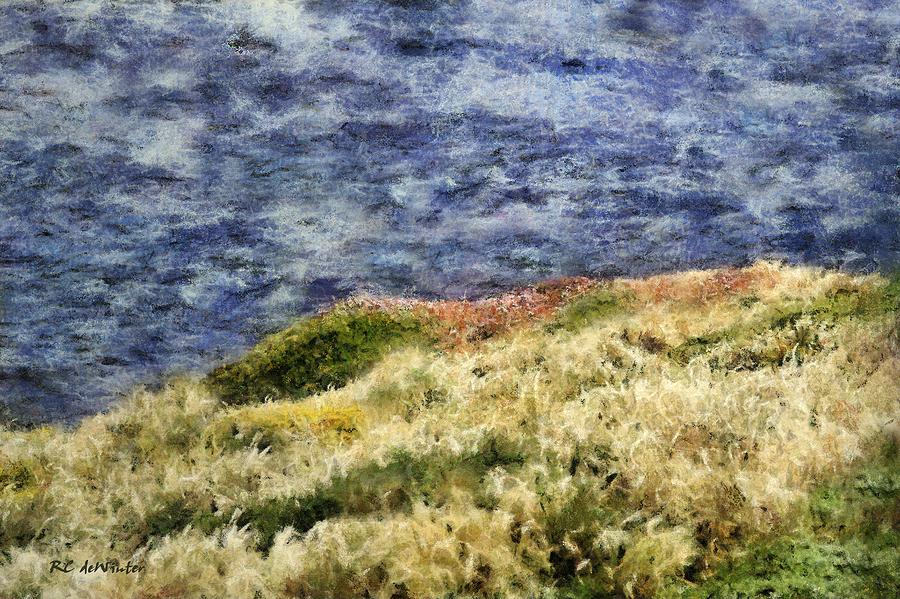 Spring Sea Painting by RC DeWinter