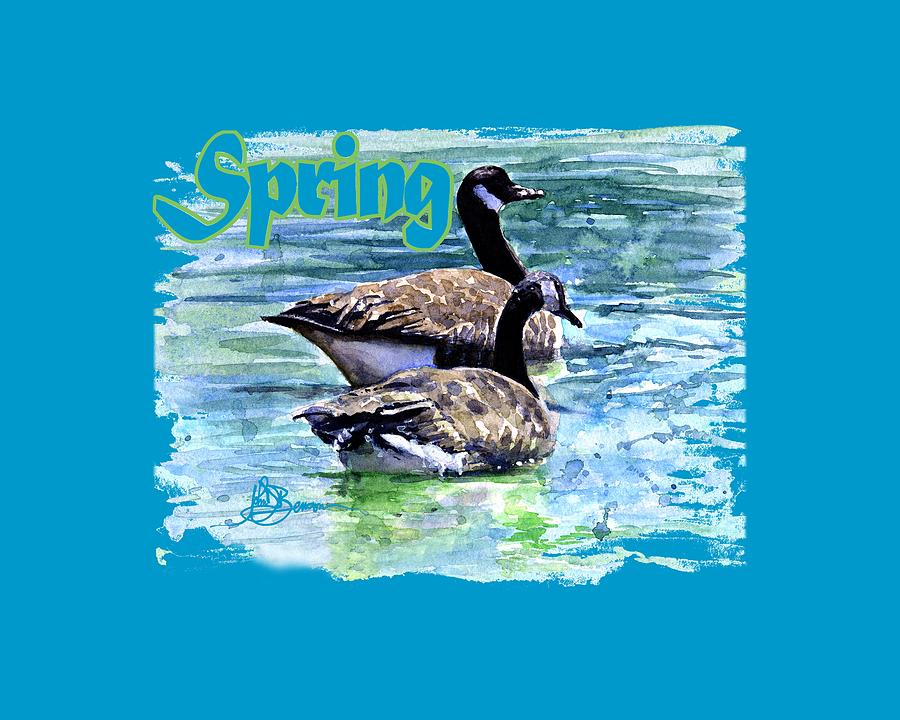 Spring Shirt Painting by John D Benson