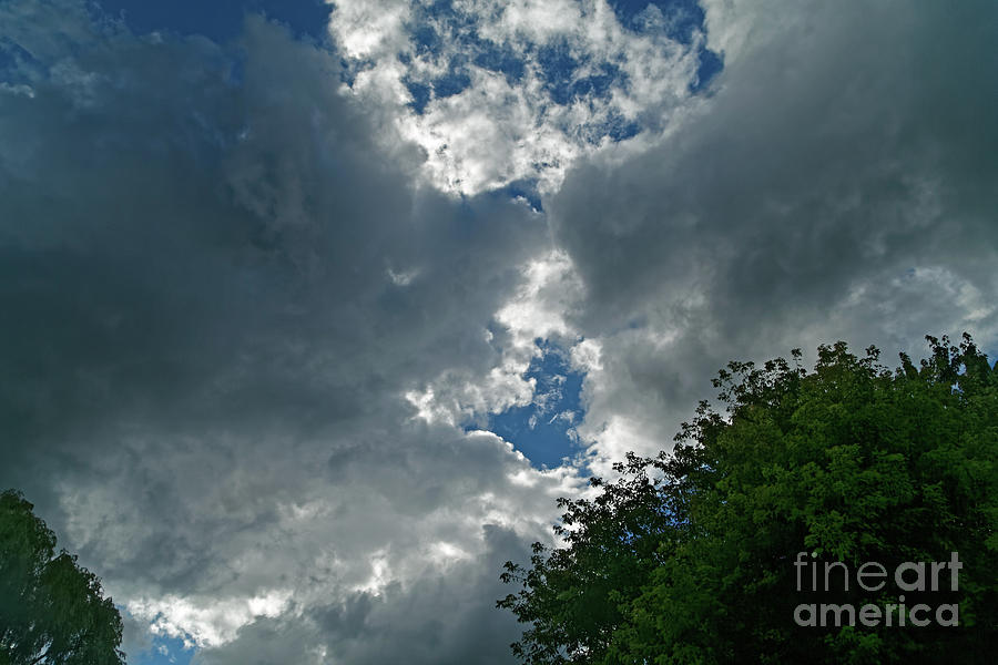 Spring Photograph - Spring Shower Clouds by Natural Focal Point Photography