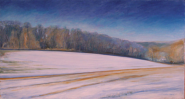  Spring  Snow  Painting  by Ross Jahnig