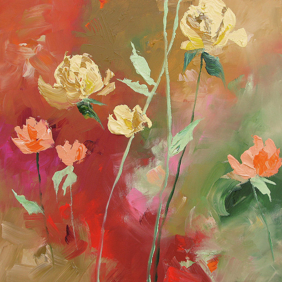 Spring Soiree Painting by Linda Monfort