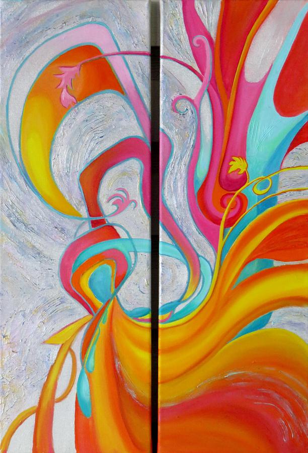 Abstract Painting - Spring Solstice by Elissa Anthony