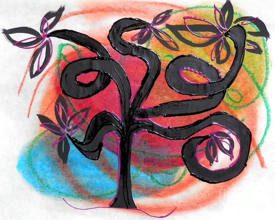 Spring spin Pastel by Barbara Leigh Art