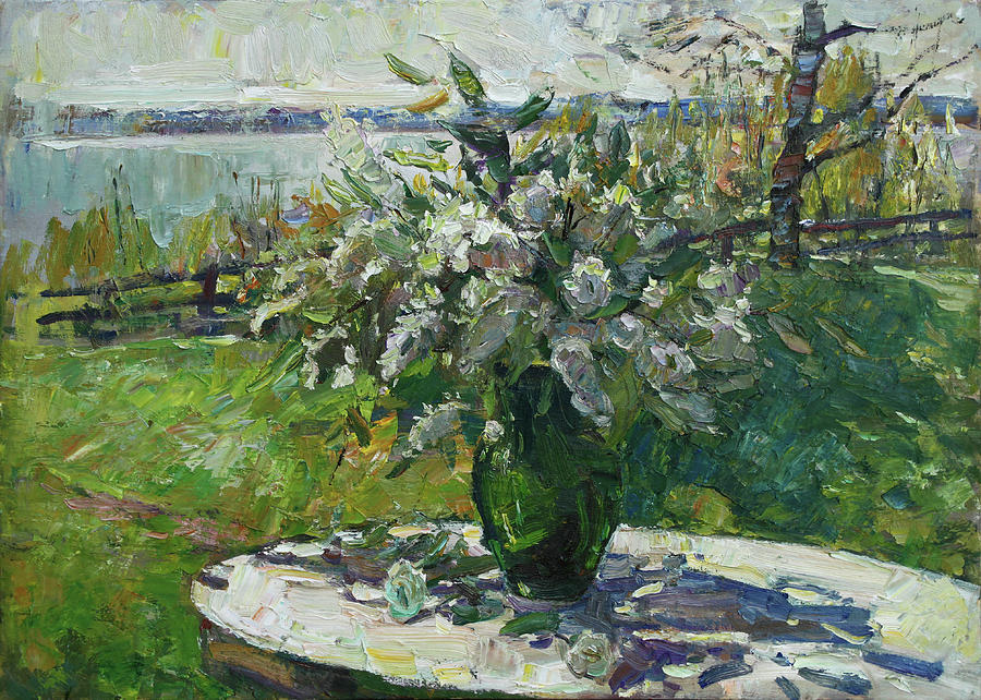 Spring stillife Painting by Juliya Zhukova