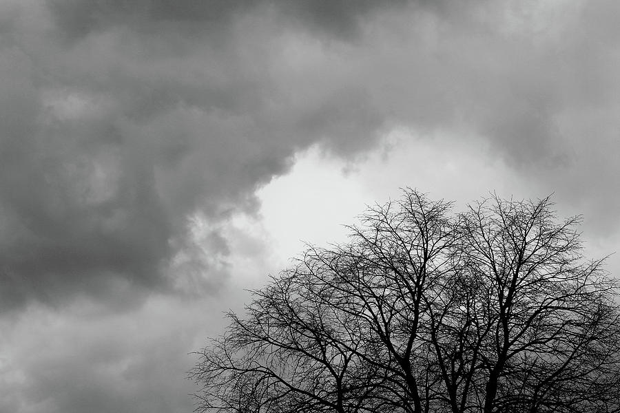 Spring Storm Coming BW 050518 Photograph by Mary Bedy