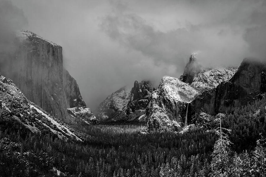 Spring Storm Over Yosemite Valley Photograph