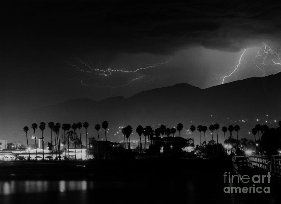 Spring Storm Santa Barbara-Signed Photograph by J L Woody Wooden
