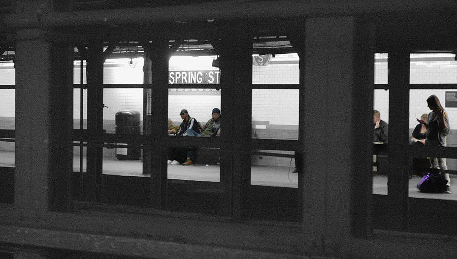 Spring Street Station Photograph by Frank Mari