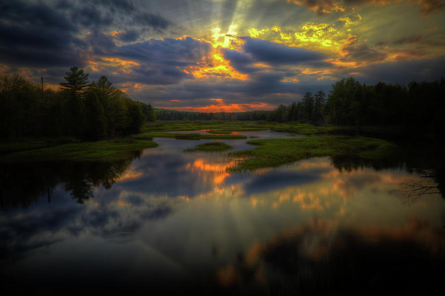 Spring Sunset Photograph by David Patterson