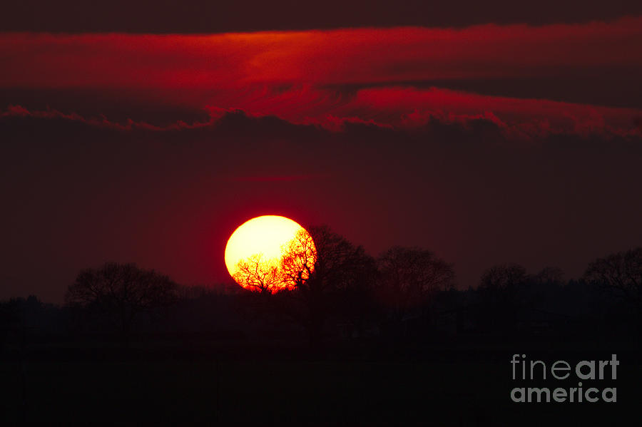 Spring Sunset Photograph by Jeremy Hayden