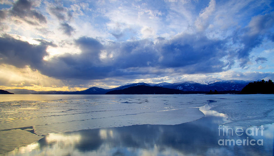 Spring Thaw on Pend Oreille Photograph by Idaho Scenic Images Linda Lantzy