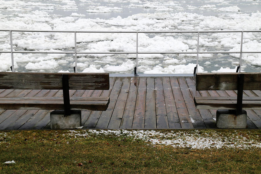 Spring Thaw on the Boardwalk 10 Photograph by Mary Bedy