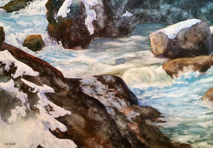 Spring Thaw Painting by Sharon E Allen