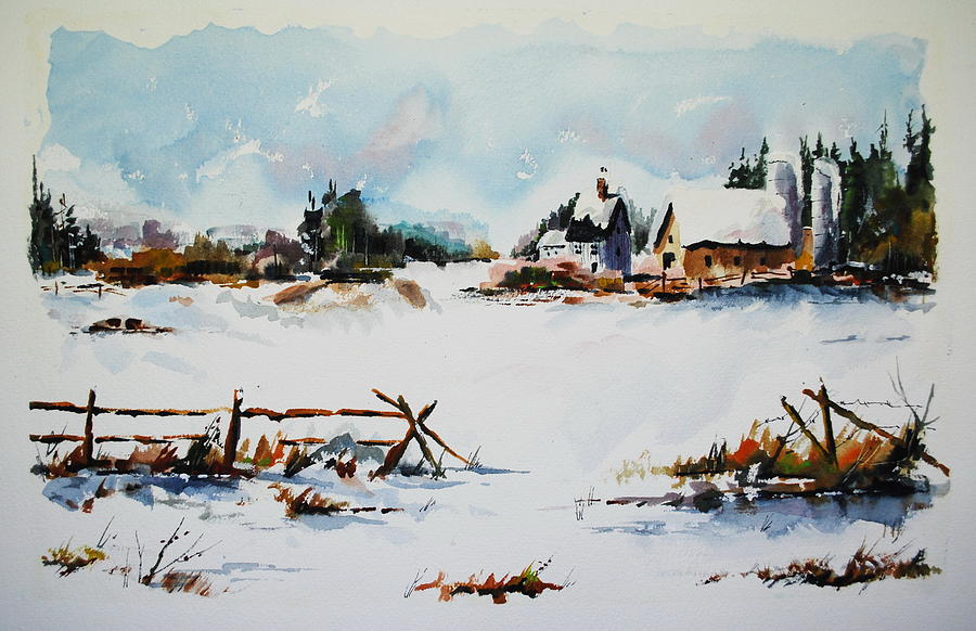 Spring Thaw Painting by Wilfred McOstrich