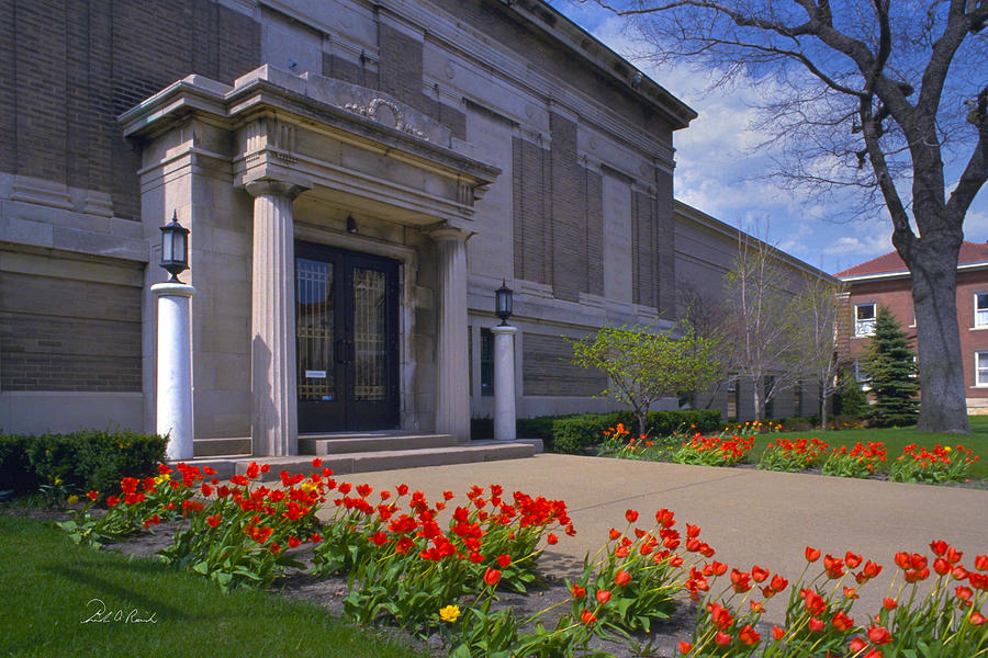 Spring Time at the Muskegon Museum of Art Photograph by Frederic A Reinecke