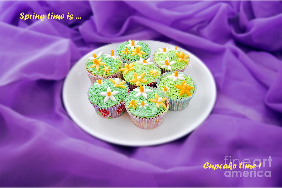 Spring Time is Cupcake Time Photograph by Terri Waters