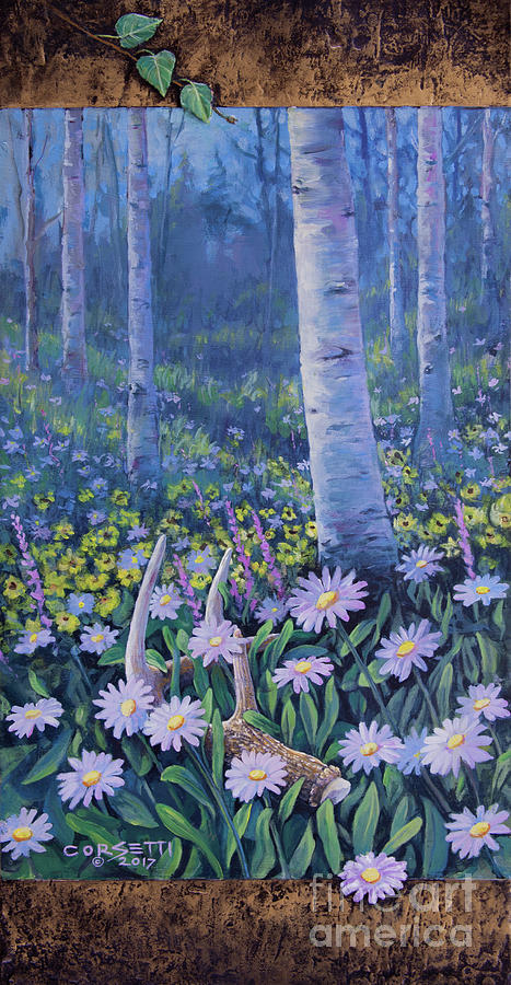 Spring Treasures Painting by Robert Corsetti