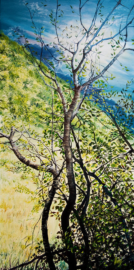 Spring Tree Painting by Michelangelo Rossi