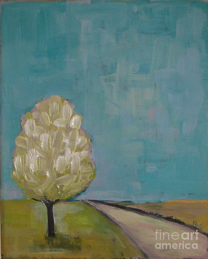 Spring Tree Painting by Vesna Antic