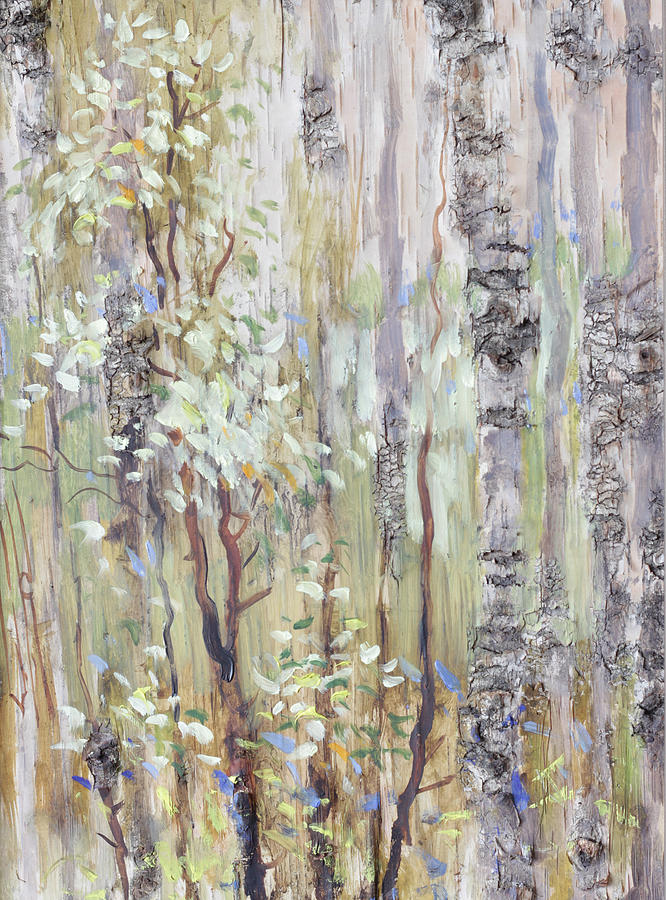 Spring Trees Painting by Ilya Kondrashov