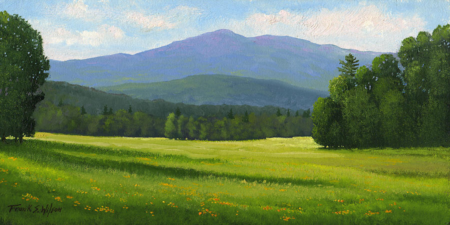 Spring Vista Painting by Frank Wilson