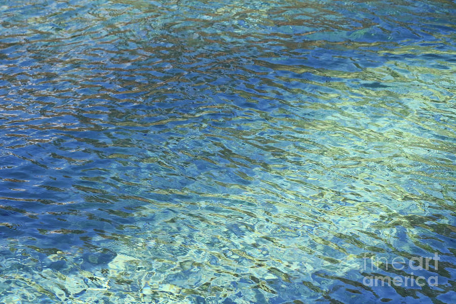 Spring Water Turquoise Abstract Photograph by Carol Groenen