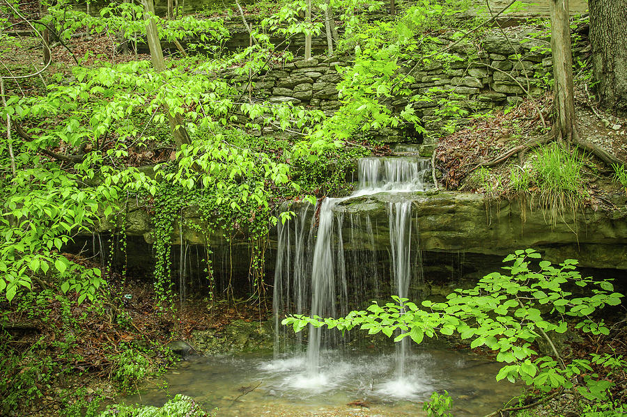 Spring Waterfall Photograph by Steven Bateson